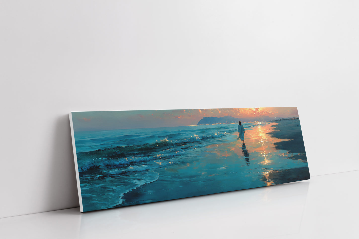 Radiant Abstract Sunset Reflection