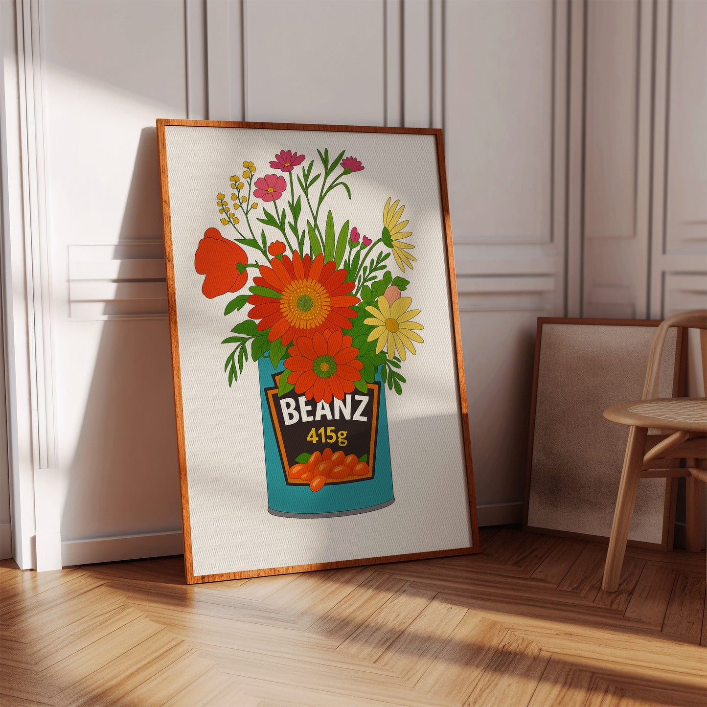 Blooms in a Beanz Tin