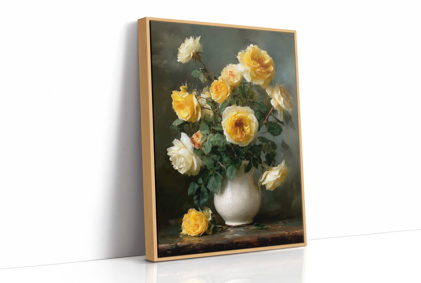 Yellow Roses Before They Turn