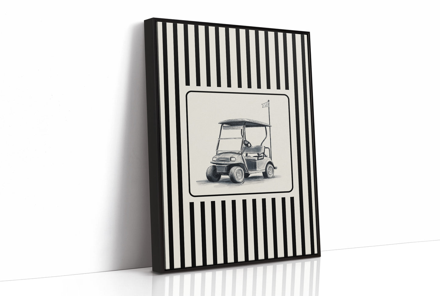 Minimal Golf Cart Sketch
