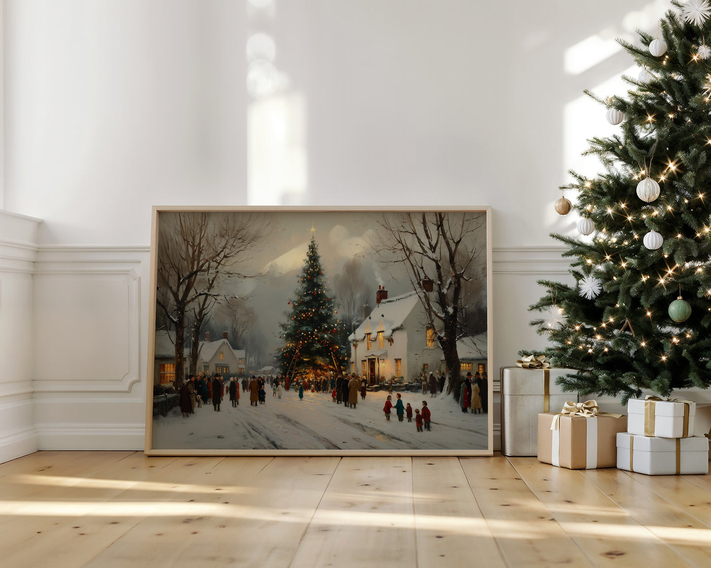 Village Square Glows With Winter Magic