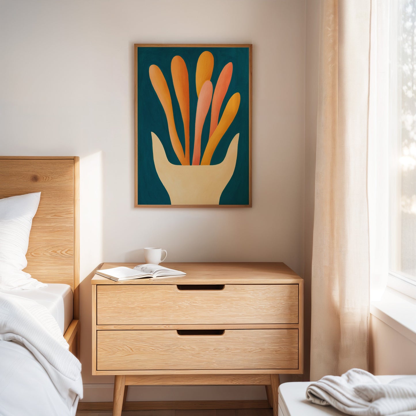 Sunlit Fingers Reach For Sky