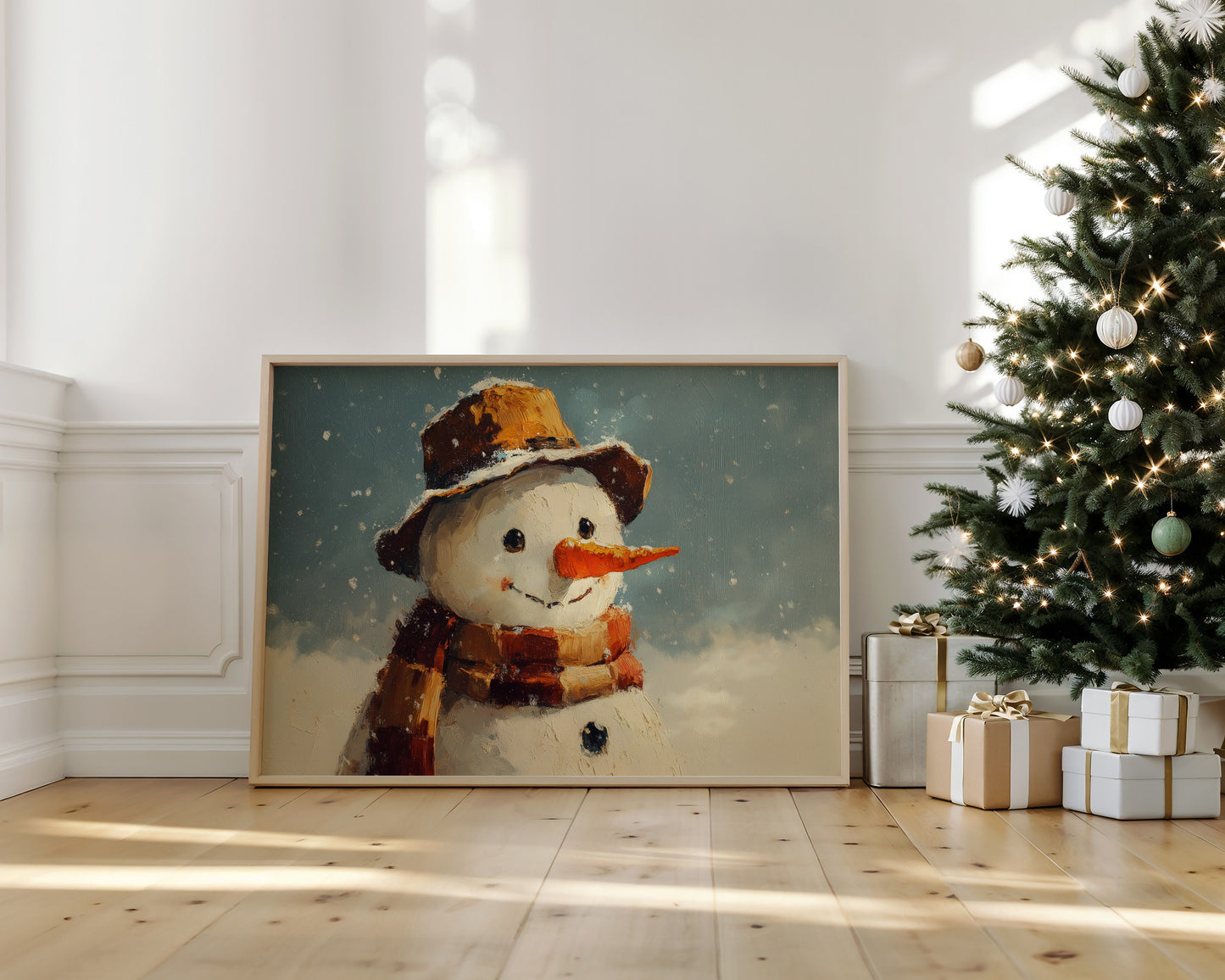Frosty Wears His Favorite Hat