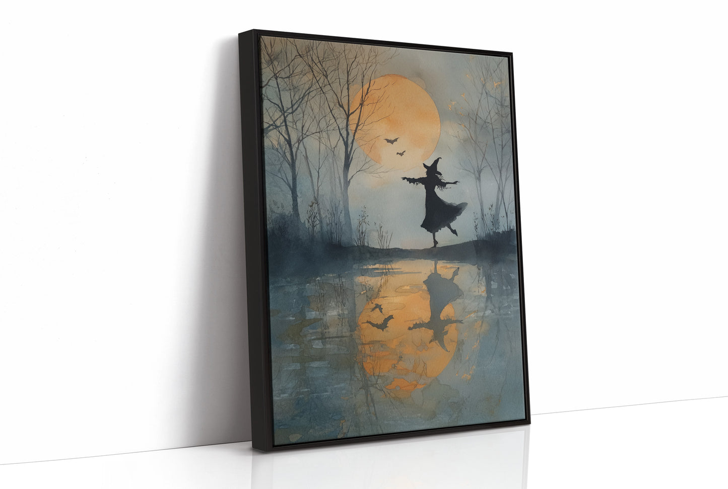 Moonlit Dance Across Still Waters