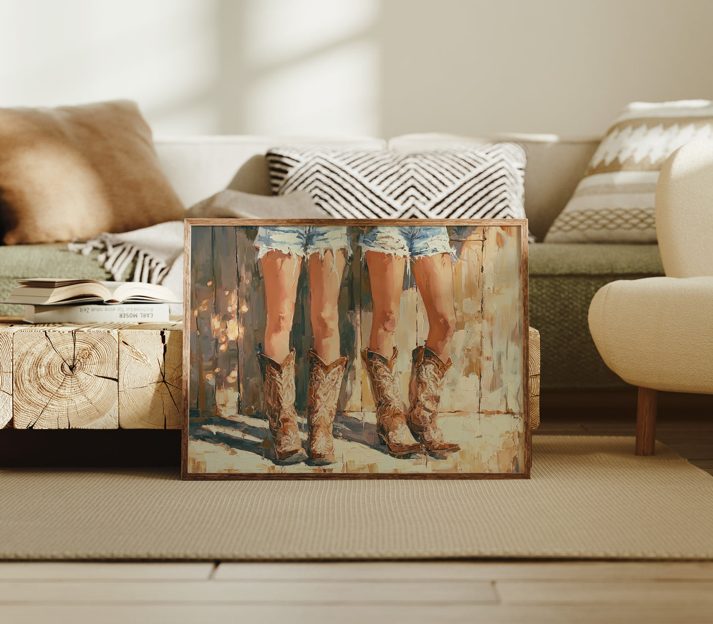 Summer Legs, Western Boots