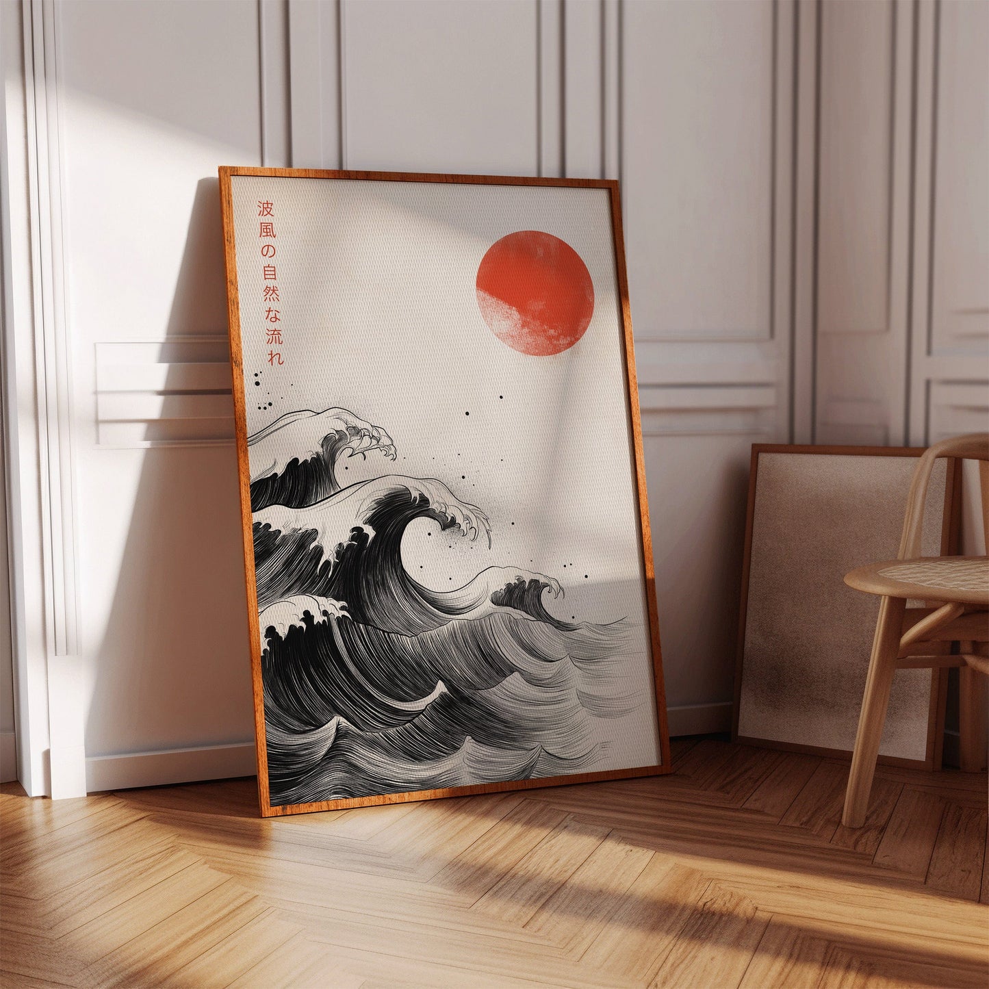 Japanese Ink Waves – The Flow of Nature