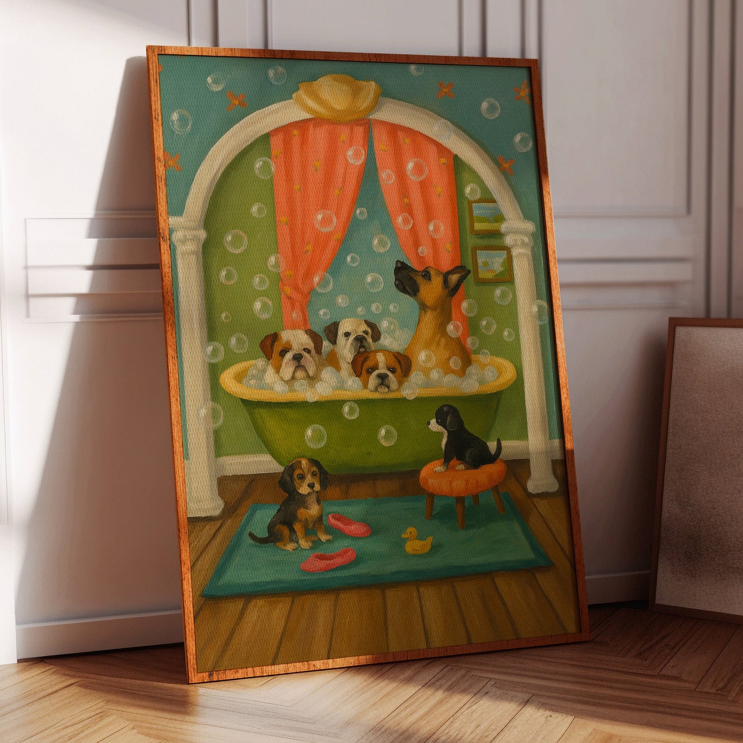 Bathtime for the Bubble Pups