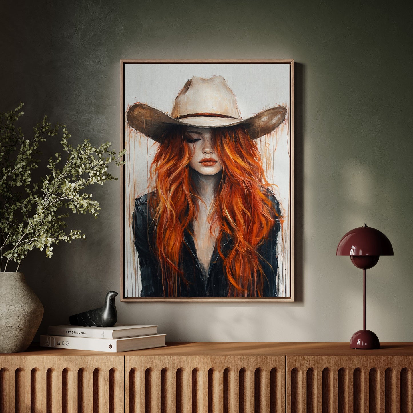 Cowgirl Ember – Rustic Elegance in Red