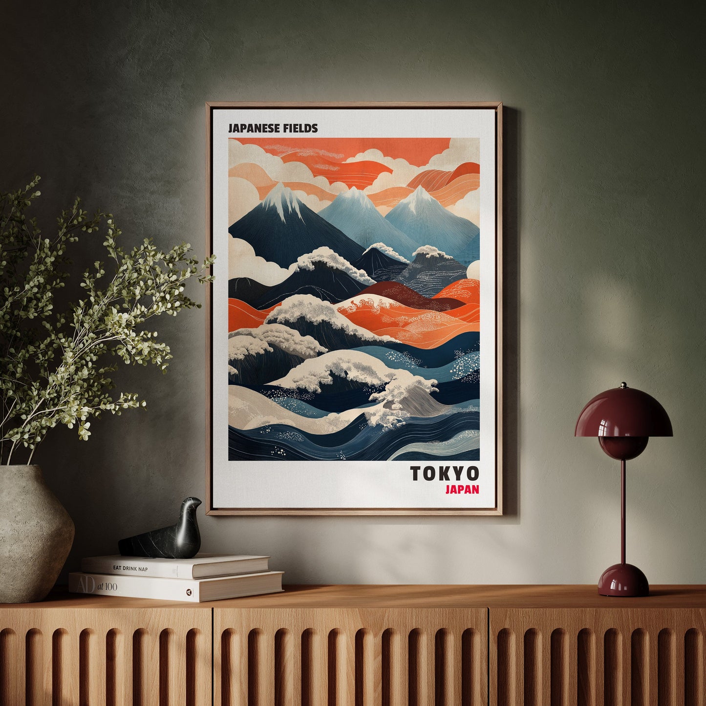 Japanese Fields – Mountain and Wave Harmony