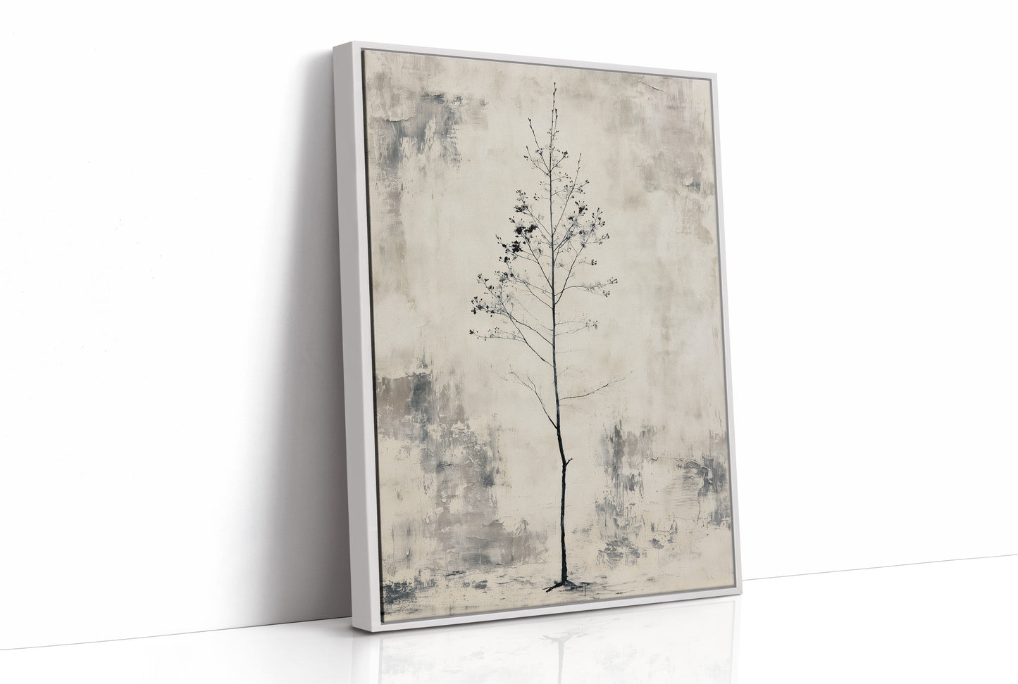 Solitary Sapling: A Minimalist Study in Stillness
