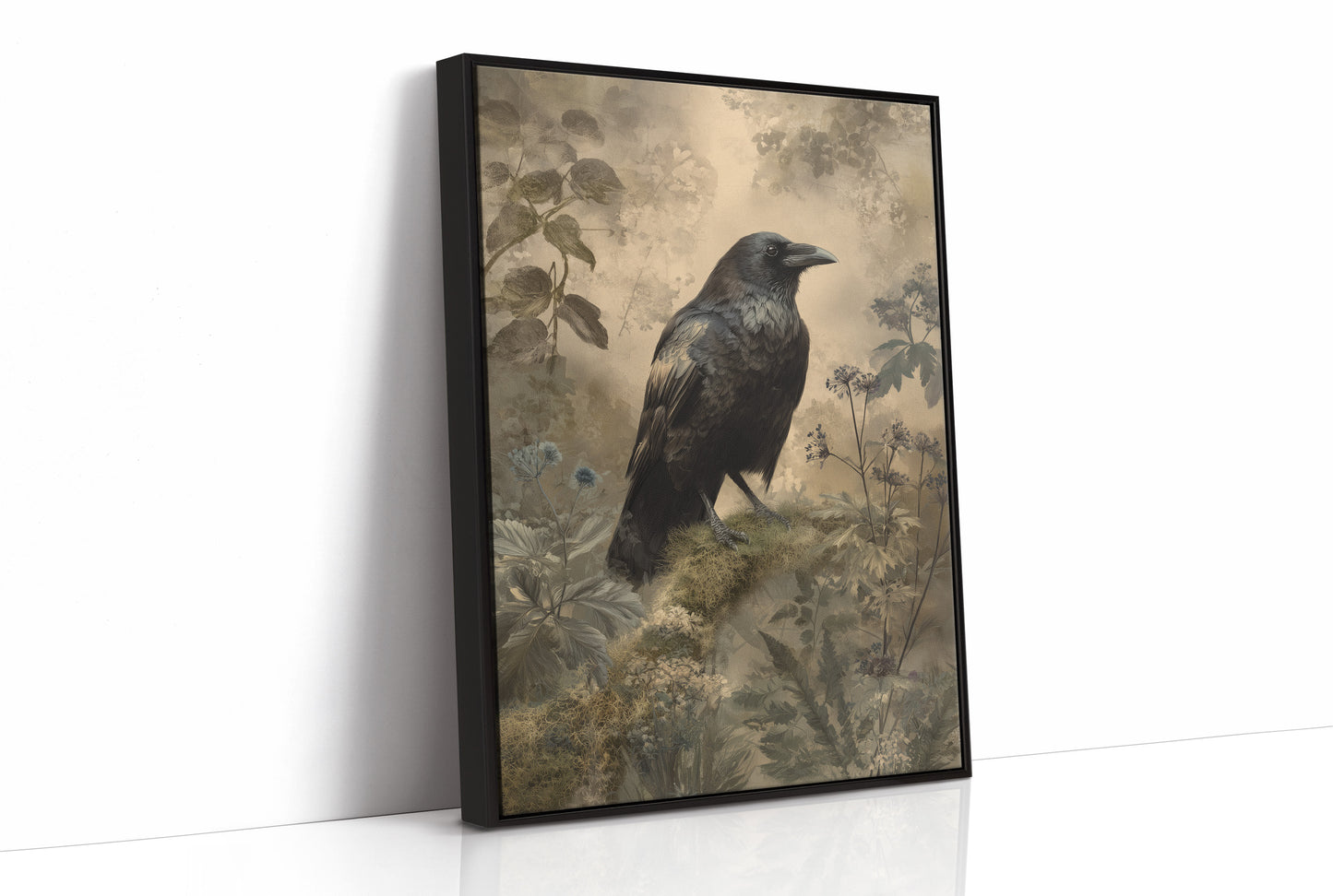 Raven's Perch Among Forgotten Flora