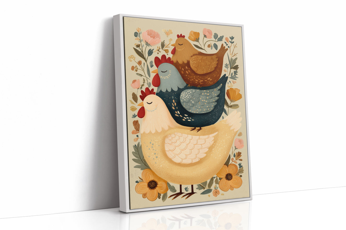 Roosters Tell Folk Art Tales