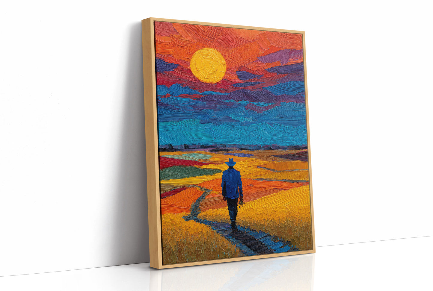 He Walked Until the Sky Caught Fire
