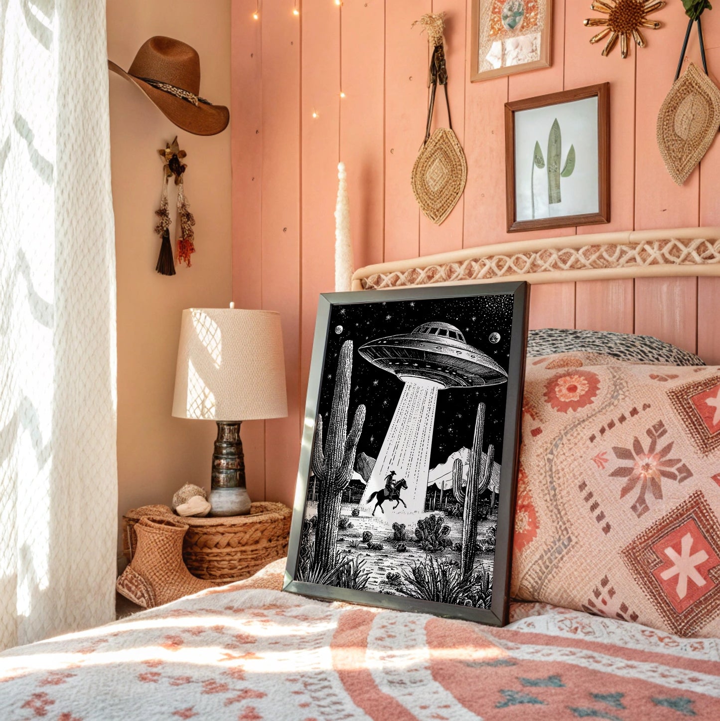 Desert Cowboy Meets Midnight Visitors