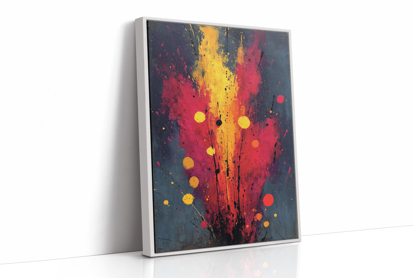 Eruption in Fire and Fuchsia