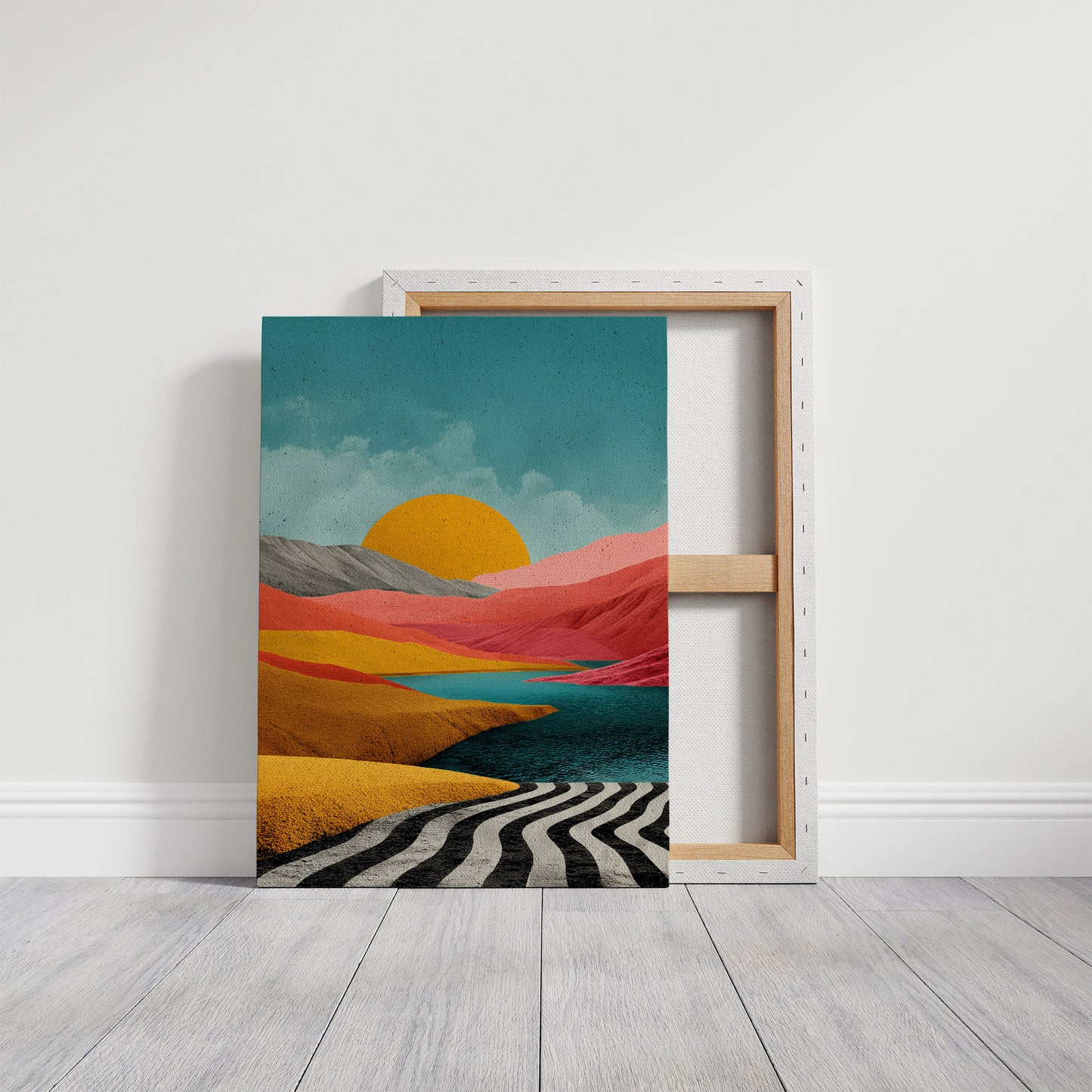 Sunset Over the Painted Dunes