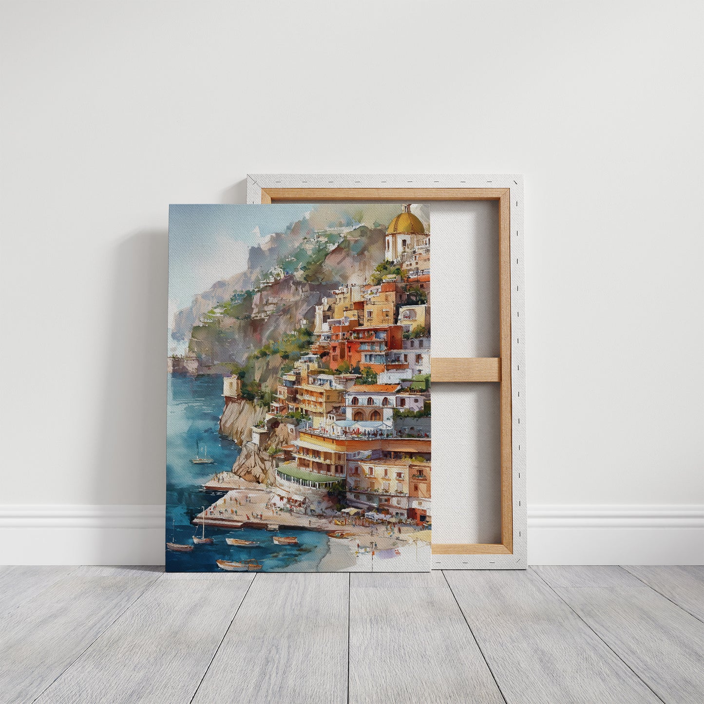 Golden Domes Above The Harbor