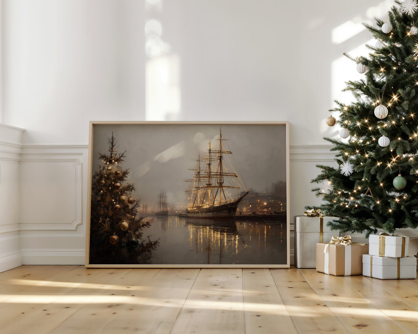 The Fleet Slept Under Holiday Lights