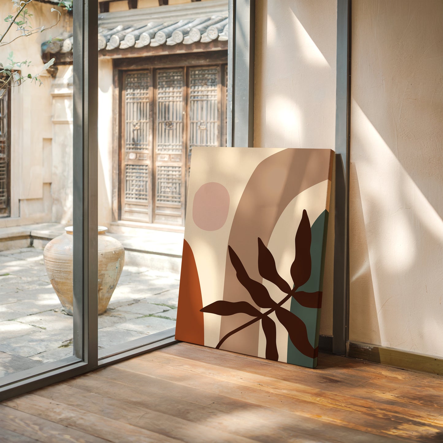 Beneath A Soft Color Canvas