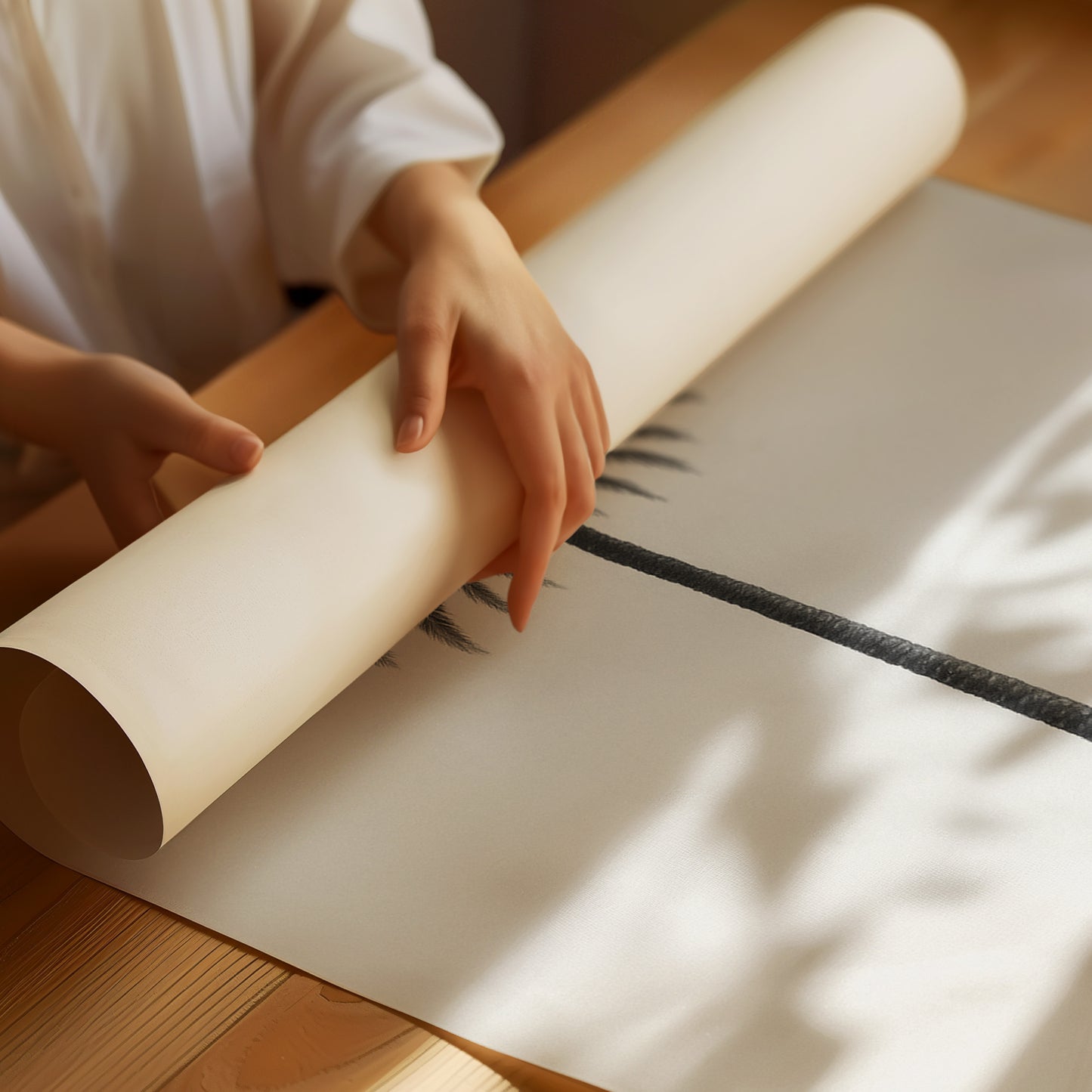 Palm Tree and Beach Cruiser Still Life