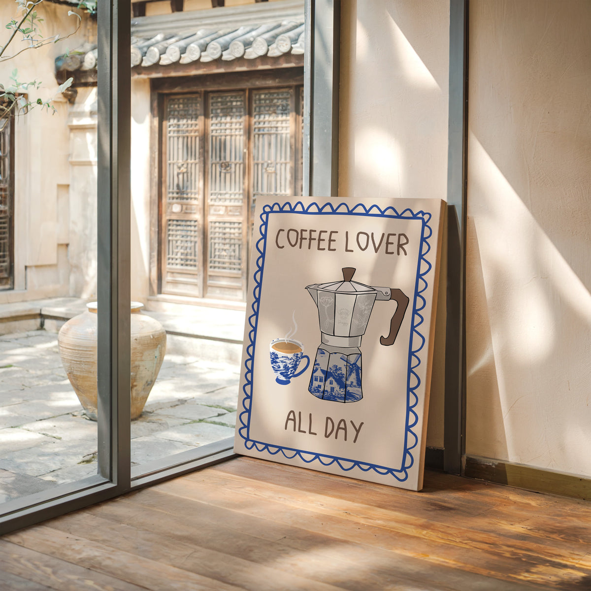Morning Rituals in Blue
