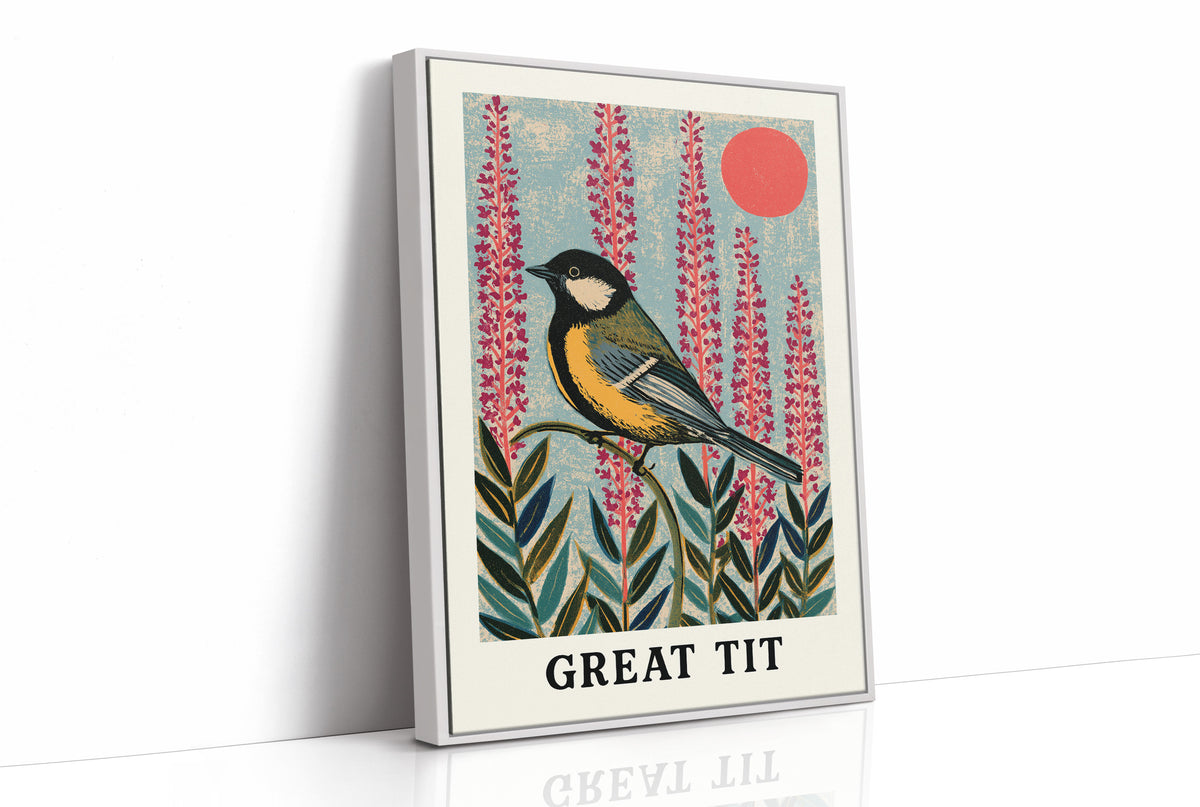 Great Tit and Fireweed Sun