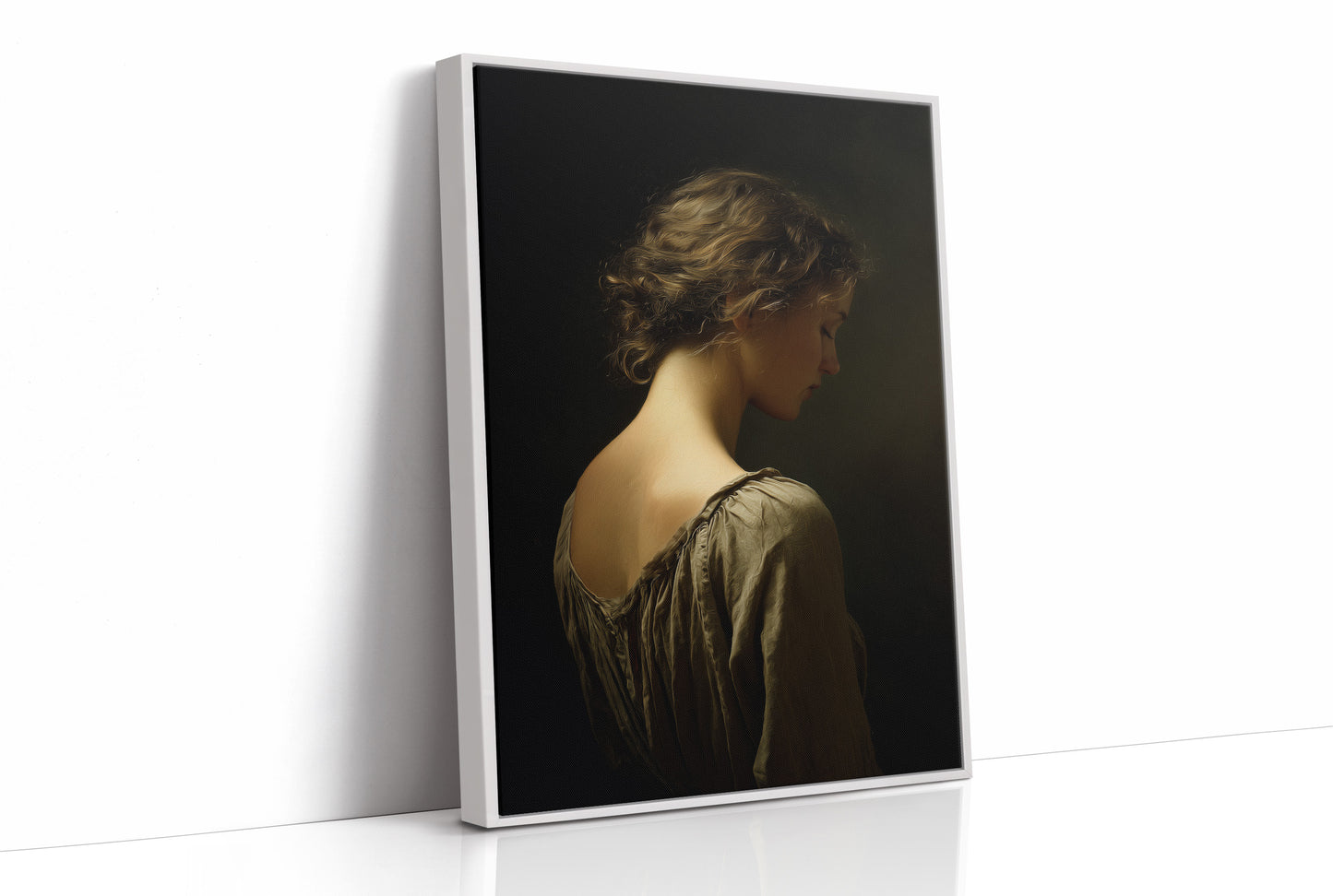 Golden Light On Timeless Portrait