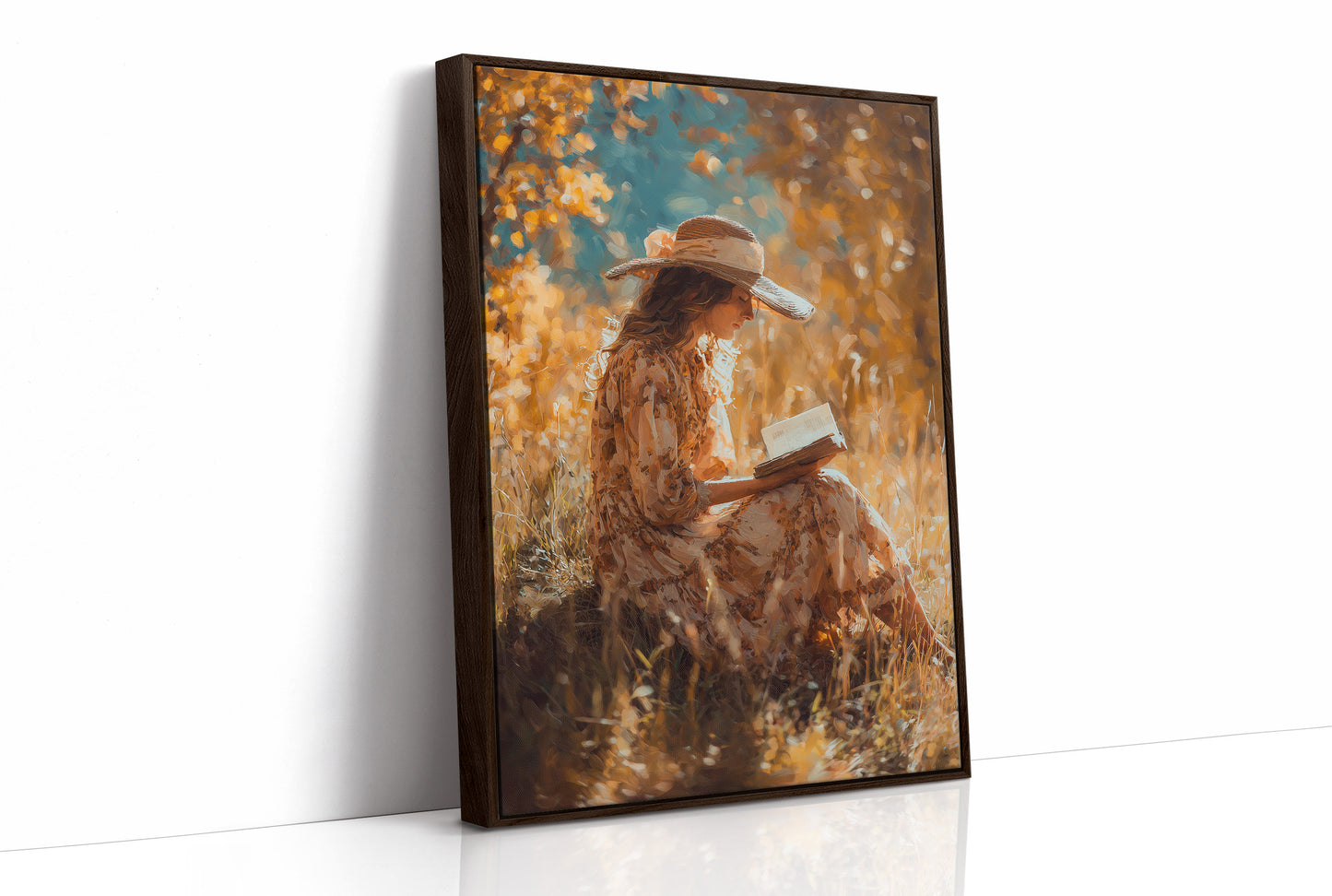 Golden Hour Among Forgotten Pages