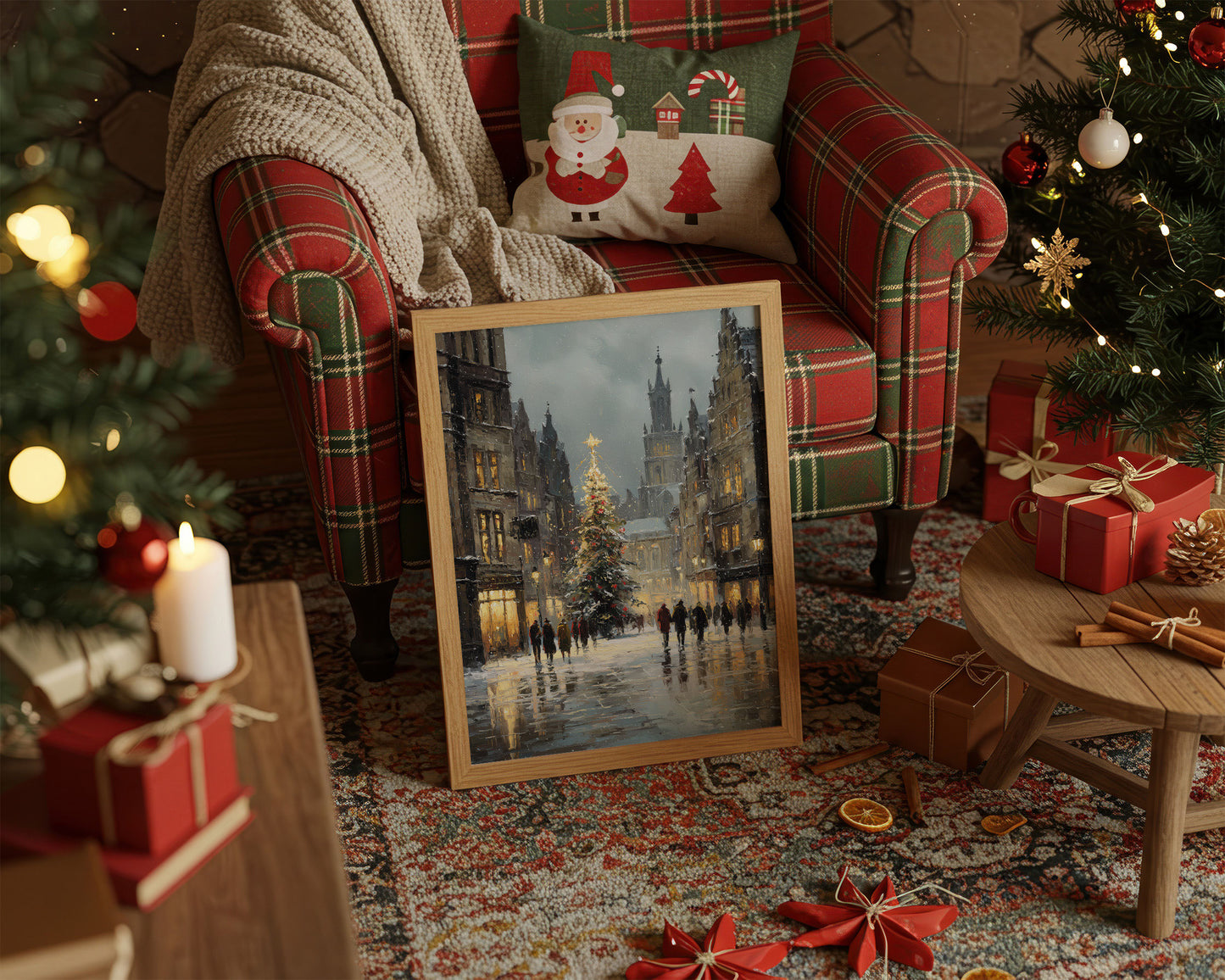 Snow Falls On Cathedral Square