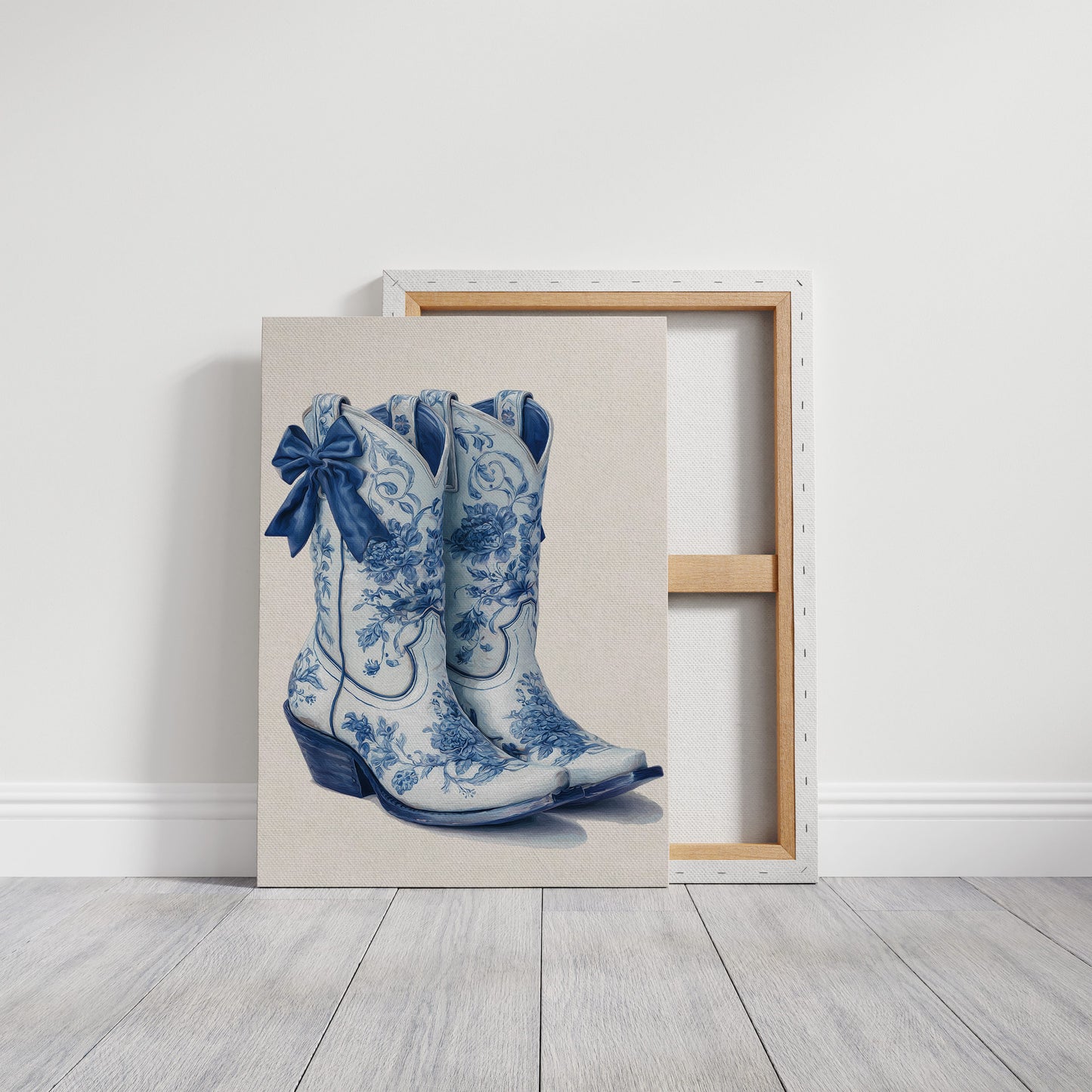 Wildflower Cowgirl Dreams - Blue Western Boots