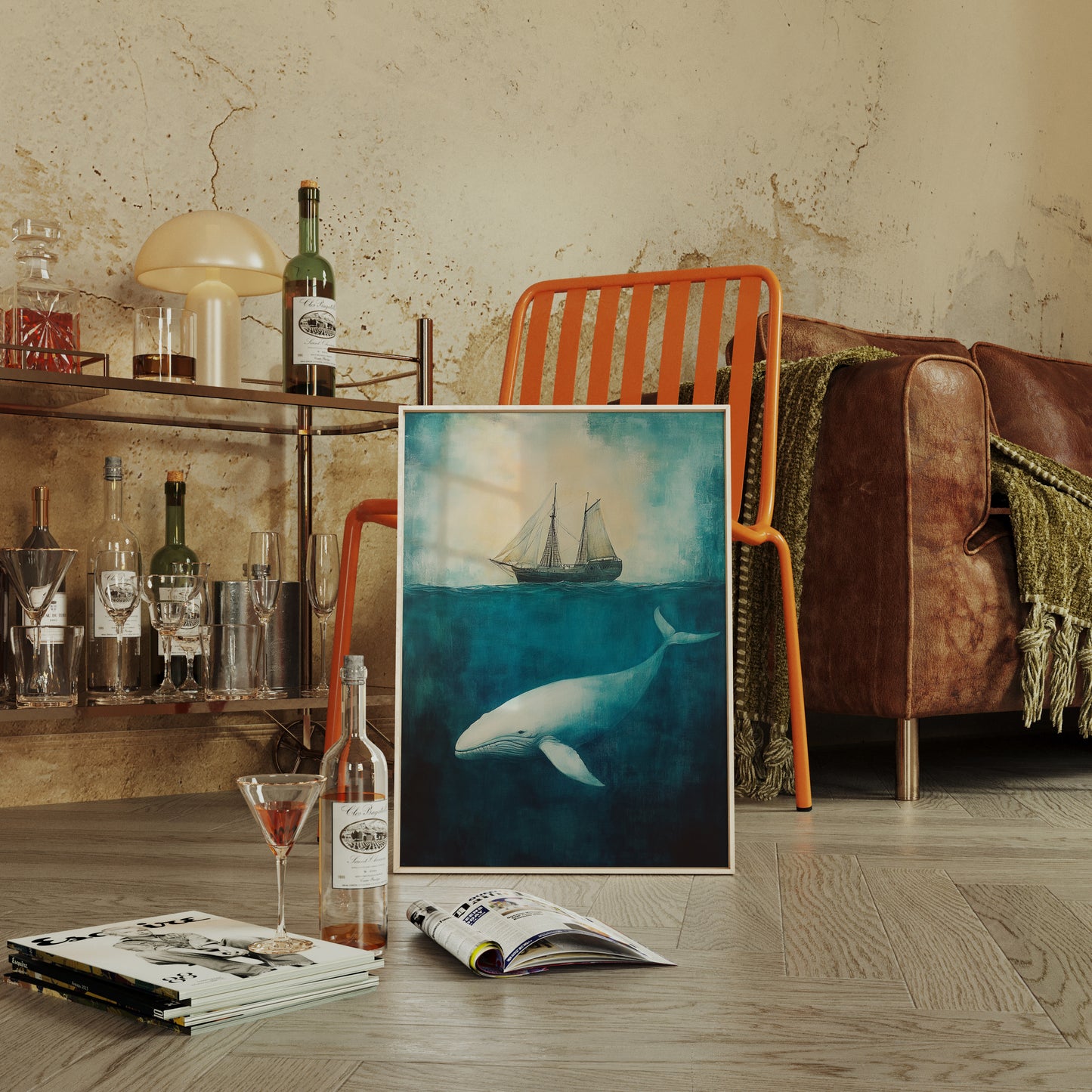 Deep Blue Silence and the Whale