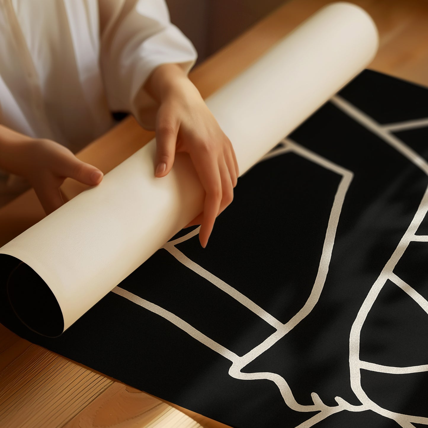 Folded Limbs in Quiet Ink