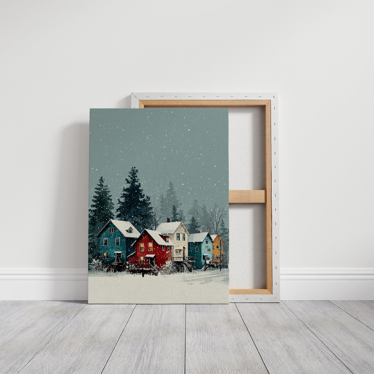 Snow Falls on Main Street