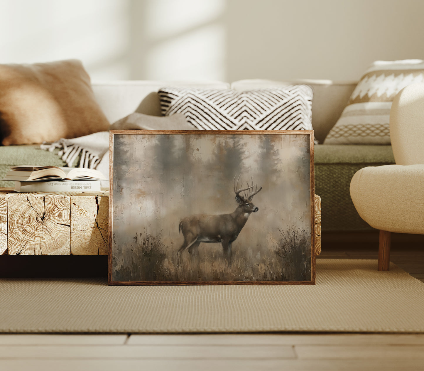Antlers Through the Mist