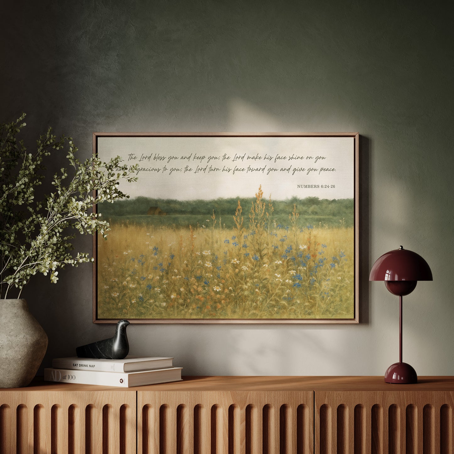 Blessing in Wildflowers Numbers 6:24