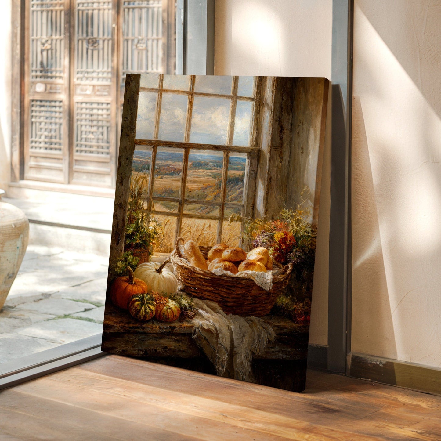 Autumn Bread Graces Valley Window