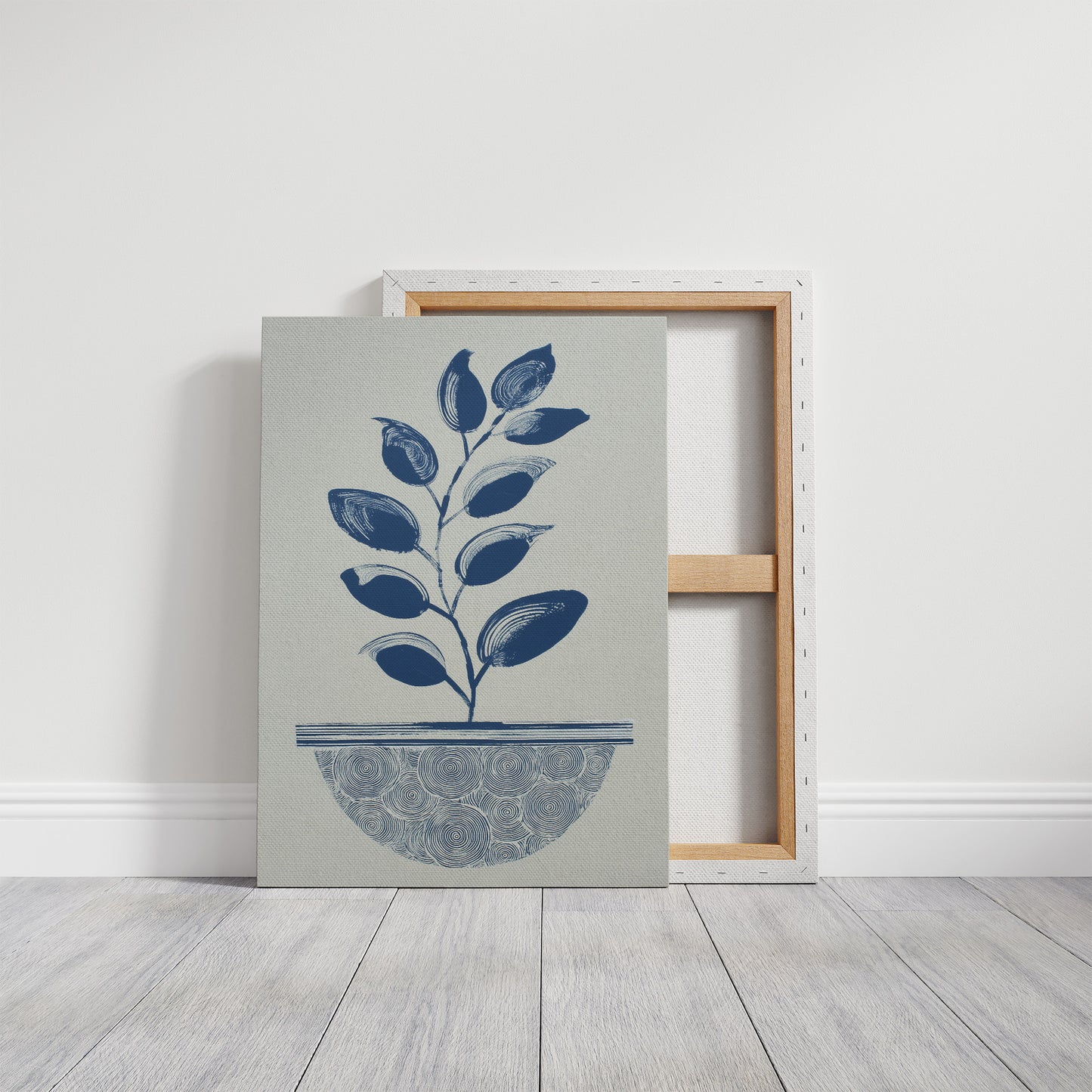 Blue Leaves Dance In Morning Light