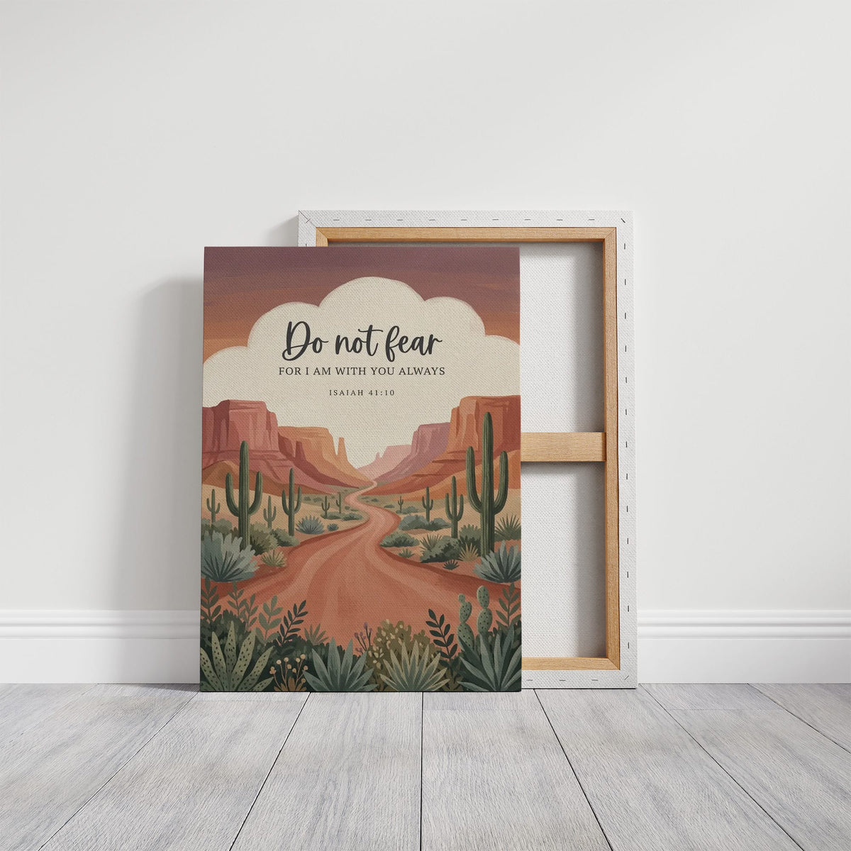 Do Not Fear: Desert Canyon Scripture Print
