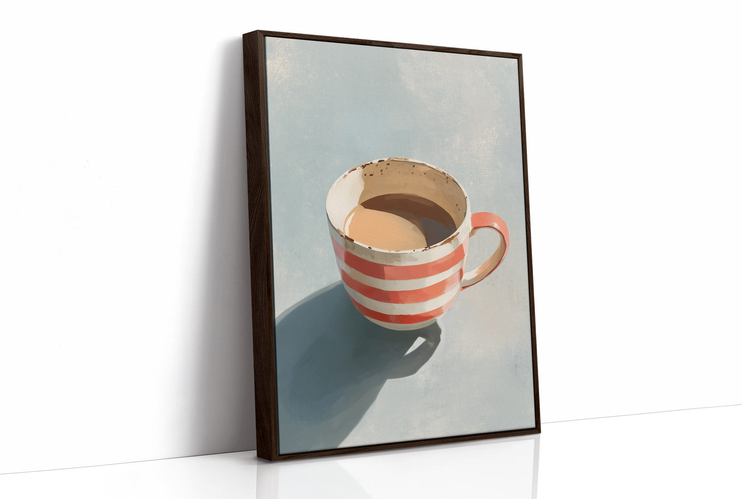 Morning Brew in Coral Stripes