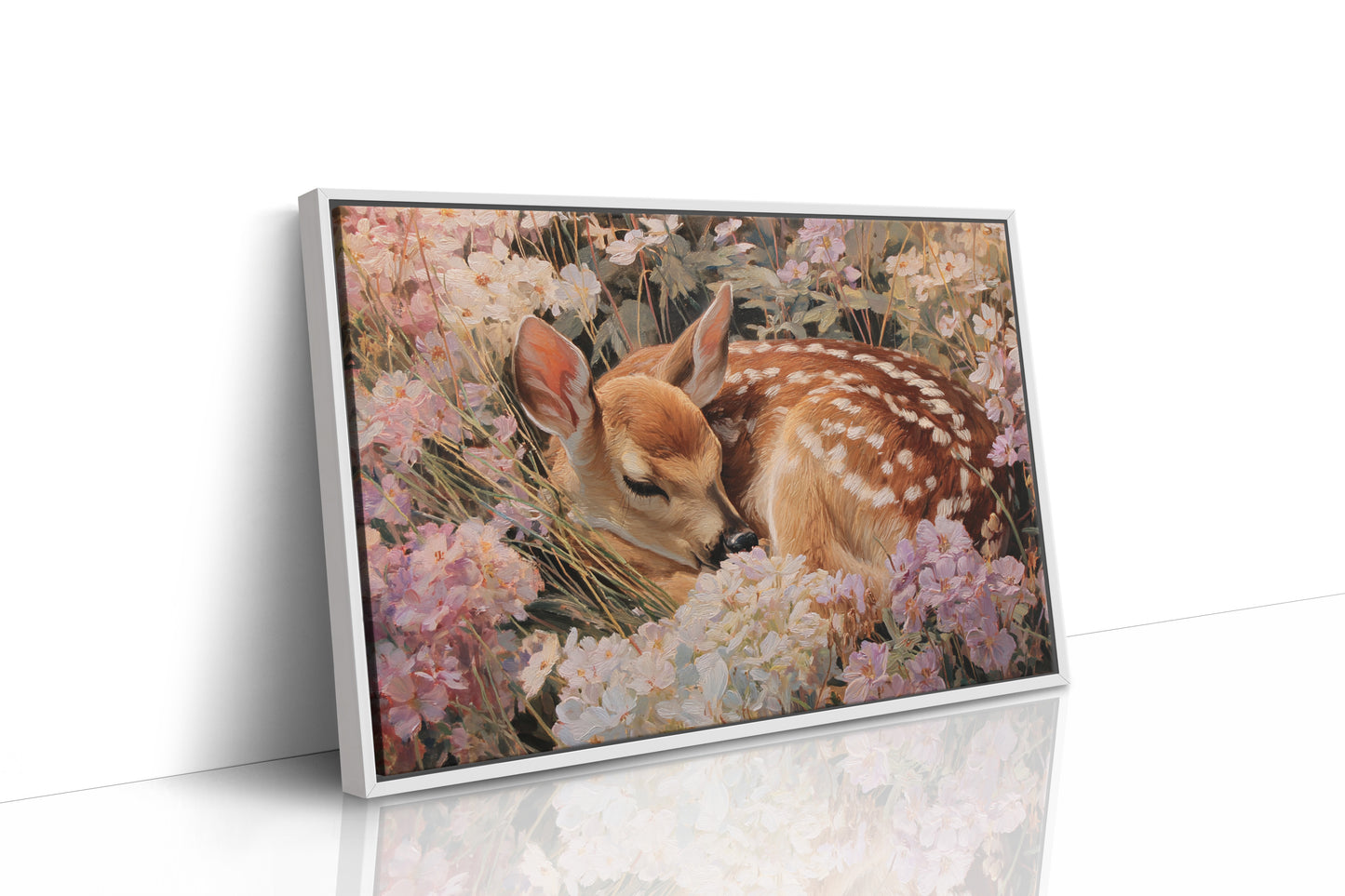 Nestled Among Petals' Embrace