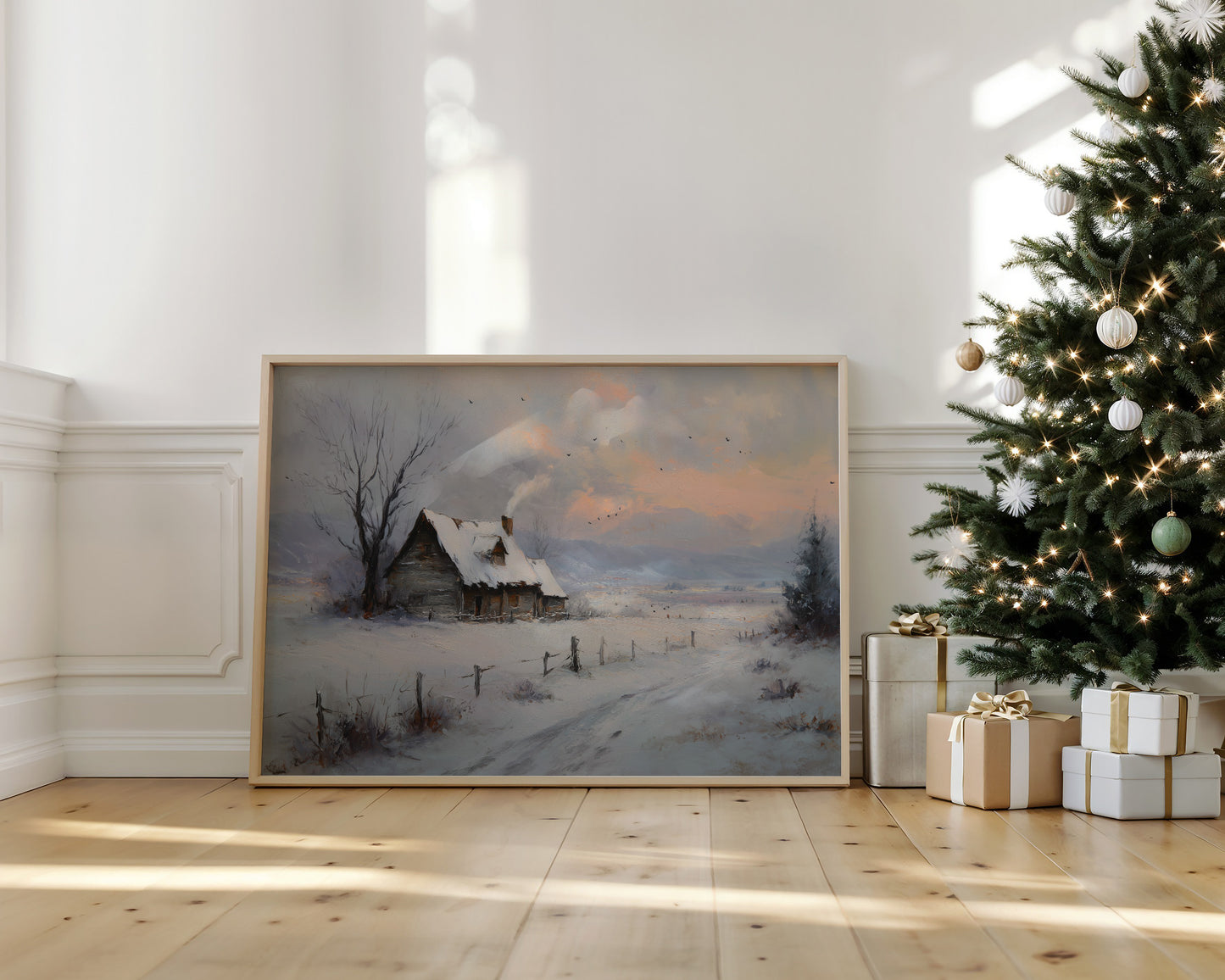 Snow Blankets The Forgotten Farmhouse