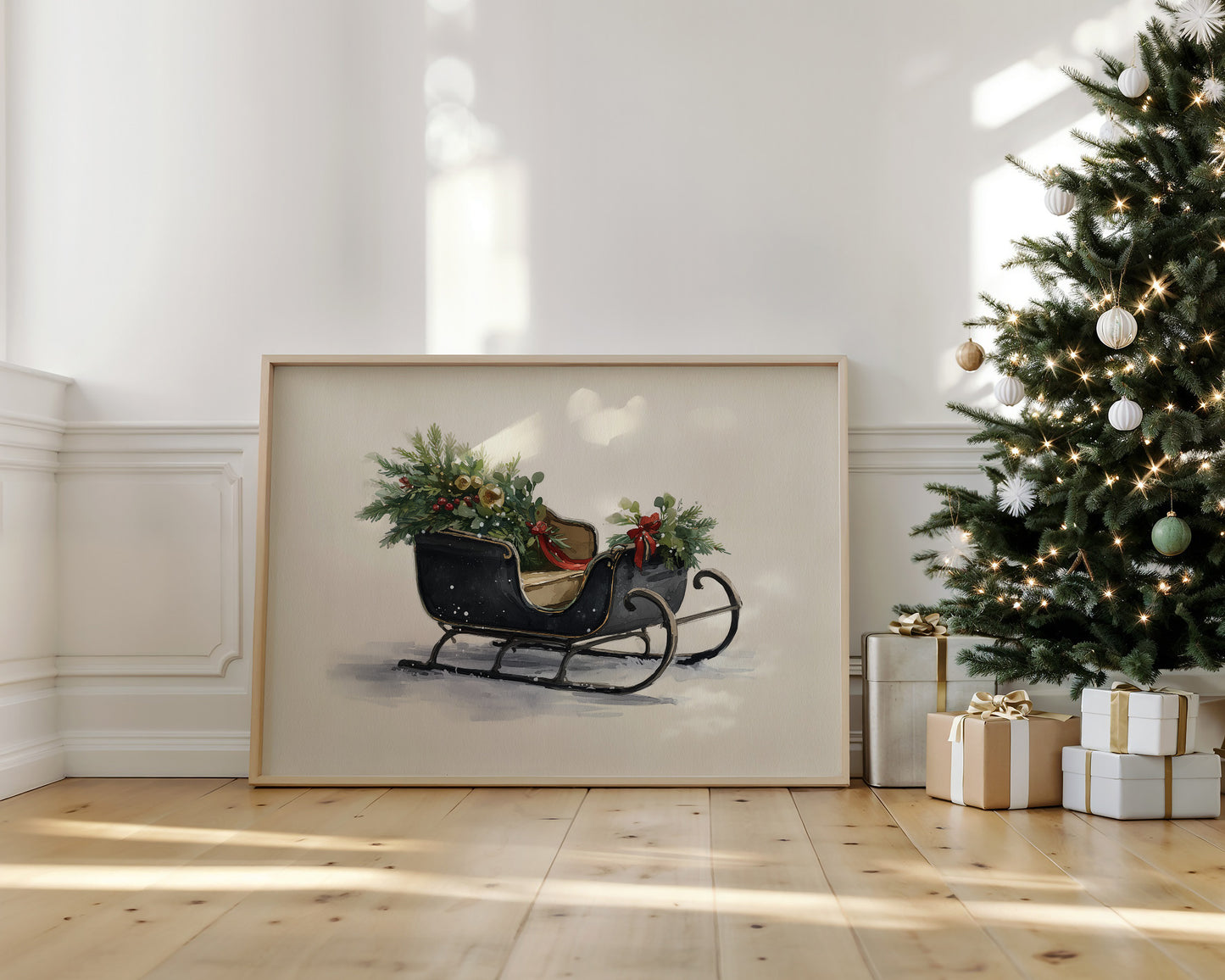 Winter's Sleigh Awaits First Snow