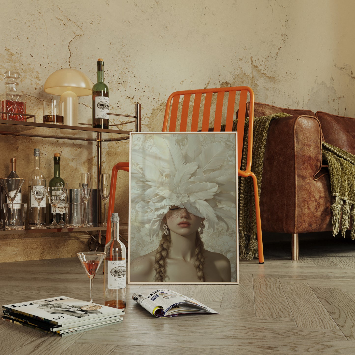 Whispers of Ivory Feathers