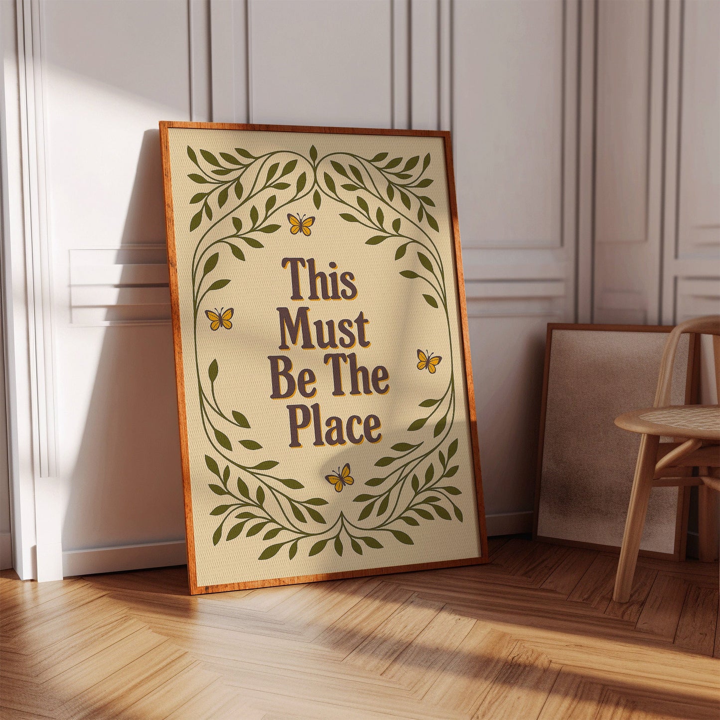 This Must Be The Place – Whimsical Nature Quote Print