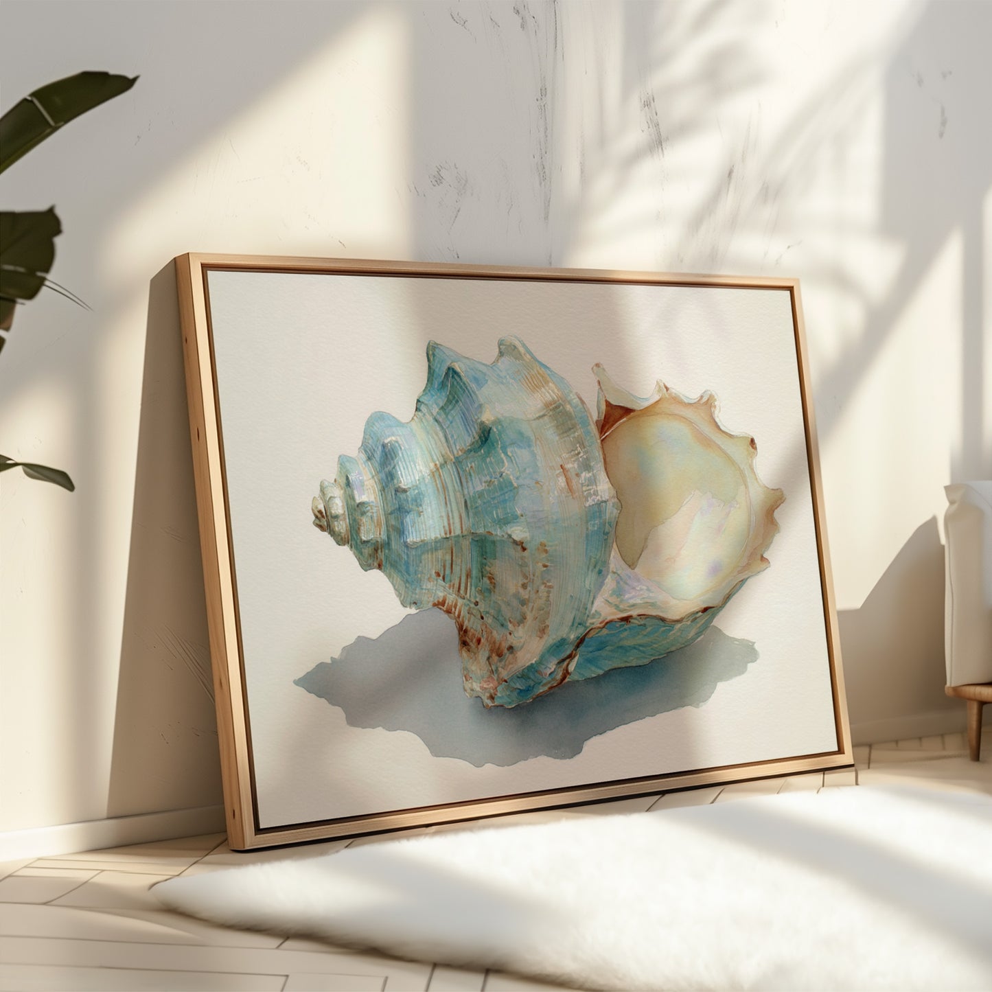 Ocean's Memory In Aqua Light