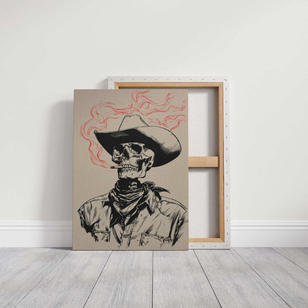 Ghost Rider's Last Stand - Smoking Skeleton Cowboy