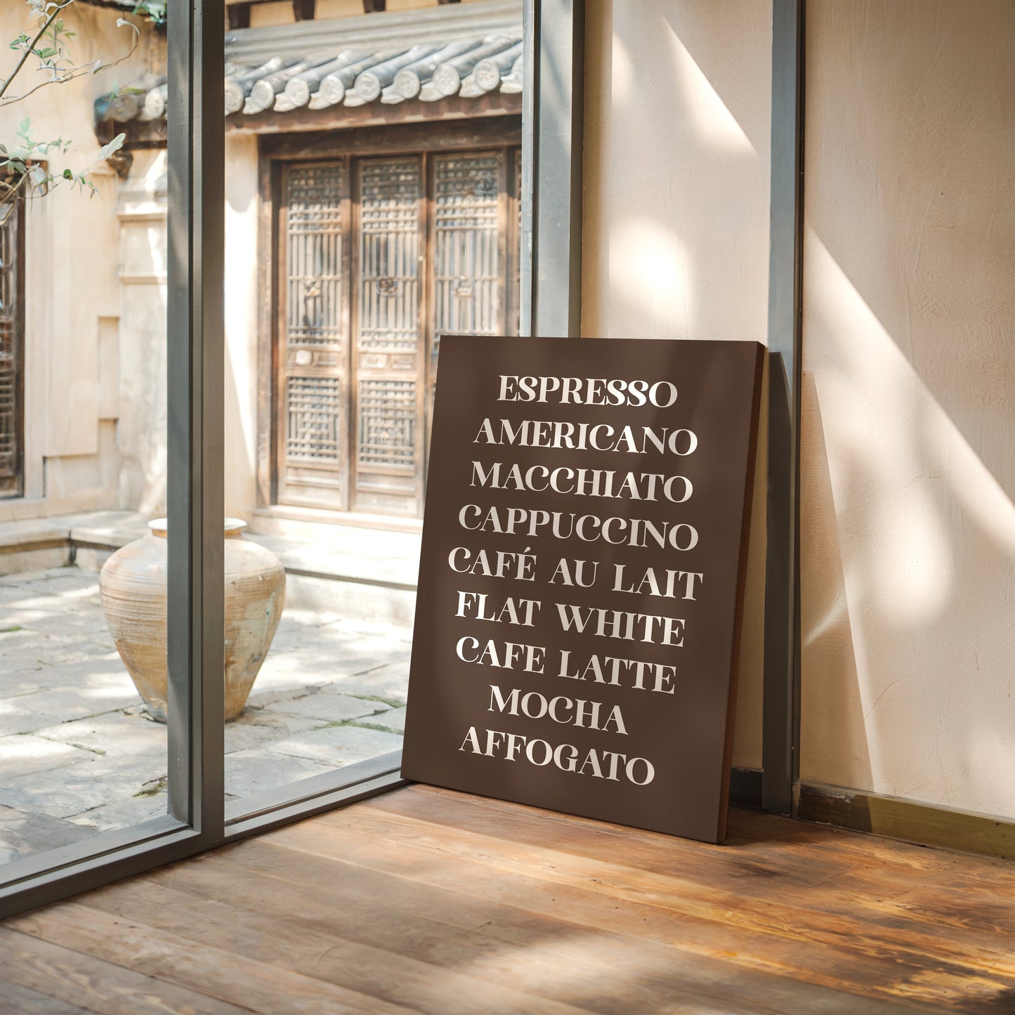 Barista Poetry In Chocolate Brown