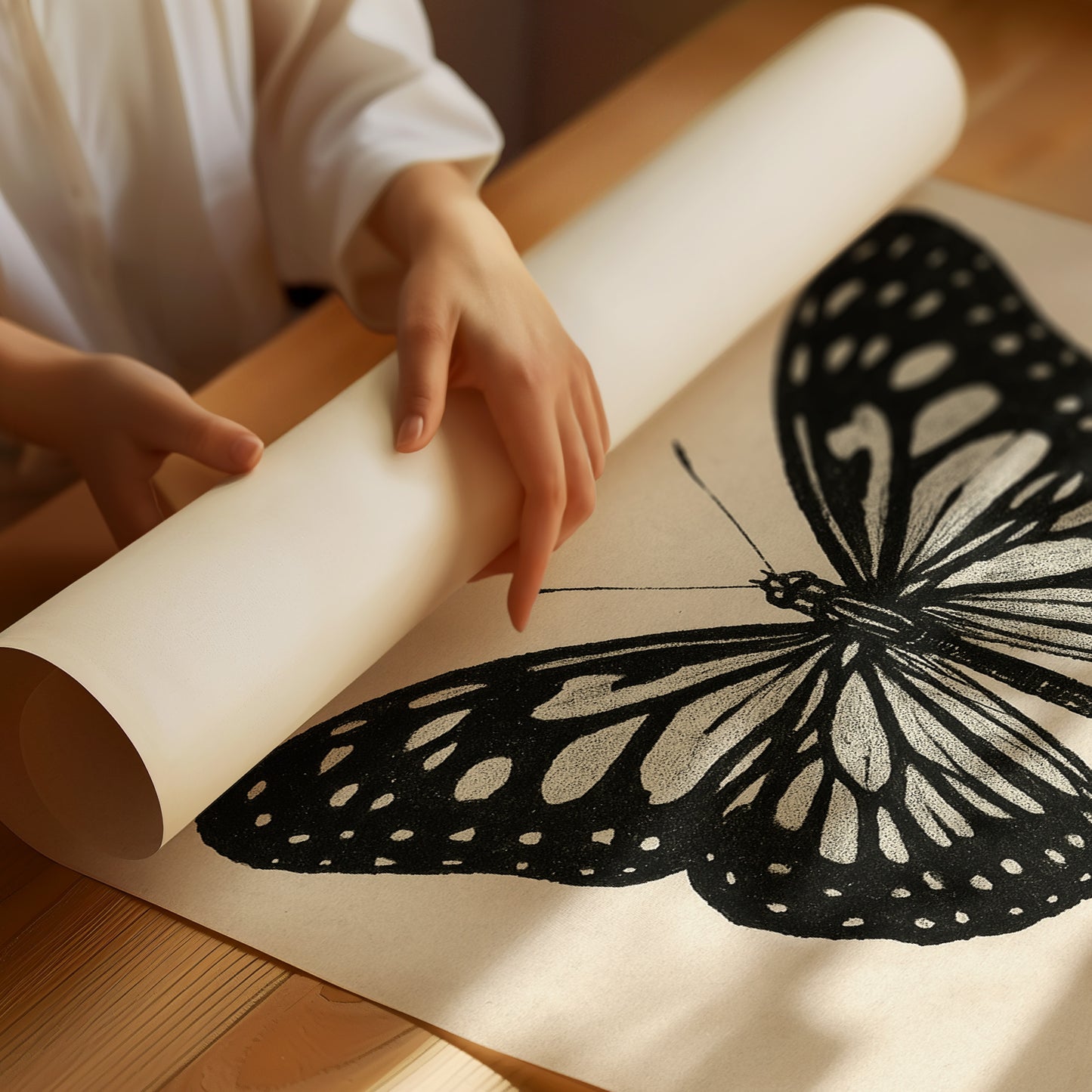 Monarch in Ink and Silence