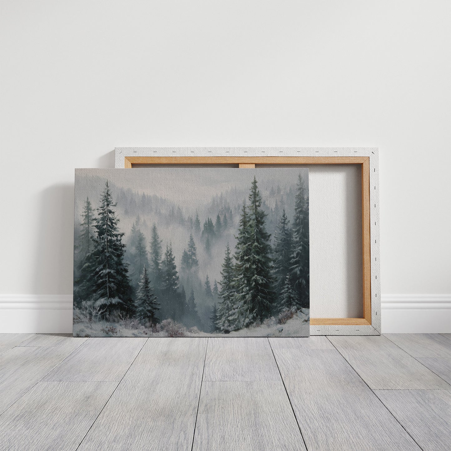 When the Fog Lifted over the Pines