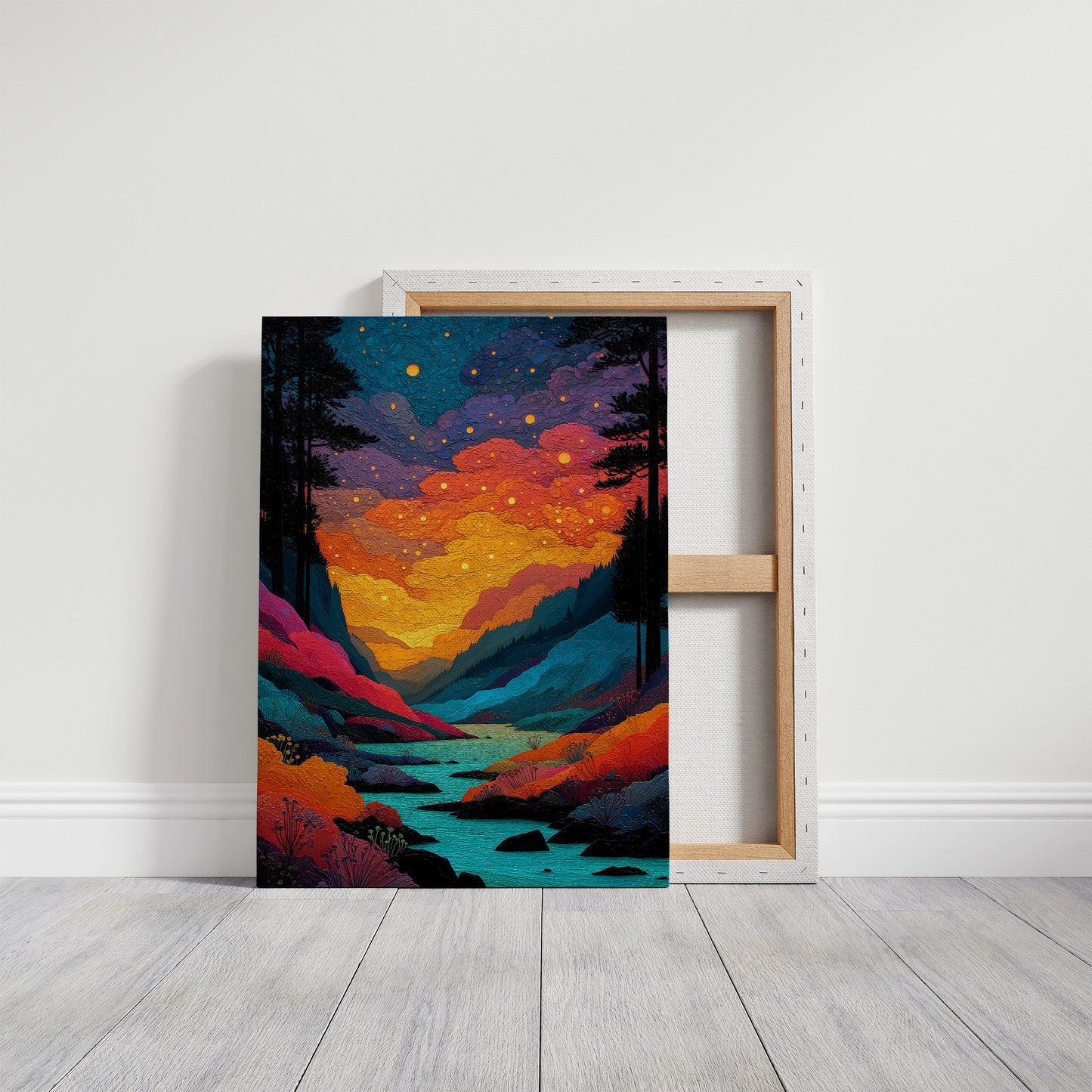 Fireflies Paint The River Valley